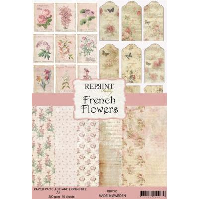 Reprint French Flowers Collection Designpapier - Paper Pack